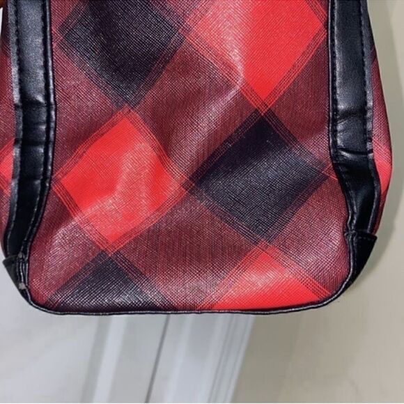 Victoria's Secret Plaid Black and Red Tote - Picture 8 of 8